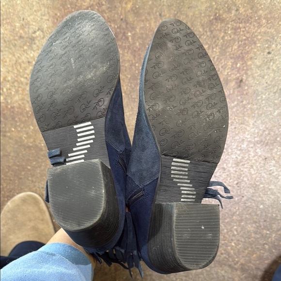 Reba fringe Ankle Boots with Side Zipper - Picture 5 of 5